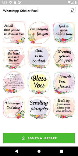 WAStickerApps Blessing & Prayers for you WhatsApp screenshot 4