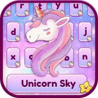 Unicorn Sky Keyboard - Pastel Unicorn Dream logo
