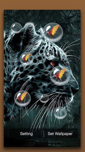 Leopard Live Wallpaper screenshot 4