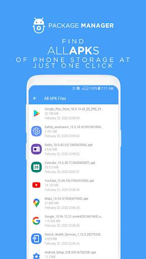 Package Manager: App Info, APK Analyze & Backup screenshot 4