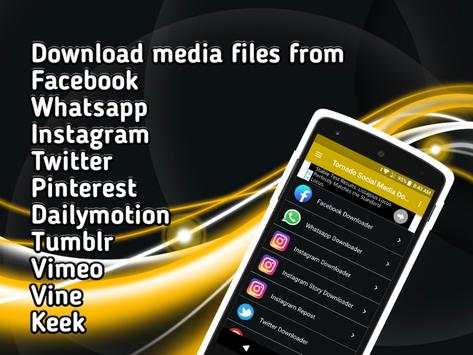 Tornado Social Media Downloader screenshot 1