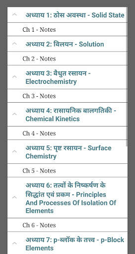 12th Chemistry Notes - Hindi screenshot 4