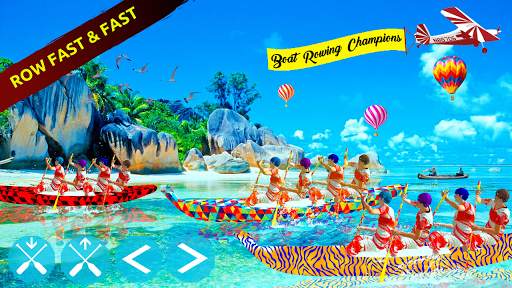 Menunggang Bot Olimpik: Simulator Racing Boat screenshot 4