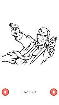 How To Draw :Archer Characters screenshot 6