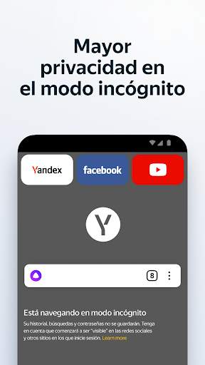 Yandex: Navegador seguro screenshot 5