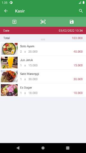Struk BON Kasir screenshot 3