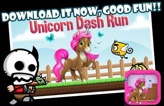 Unicorn Dash Run  😍 скриншот 1