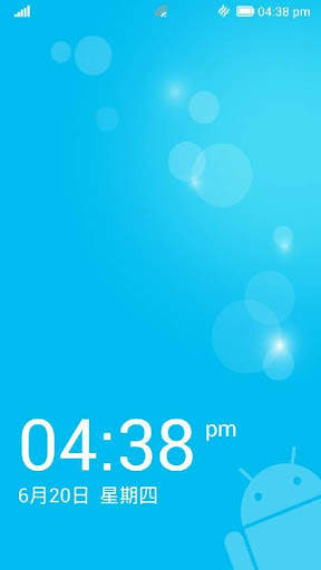Launcher 8 theme Nokia Blue screenshot 3