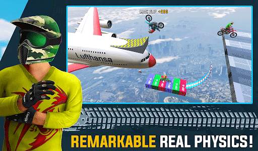 Crazy Bike Racing Stunt Game screenshot 7