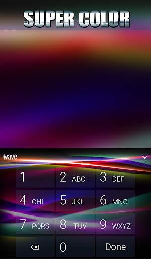 Super Color Animated Keyboard   Live Wallpaper screenshot 5