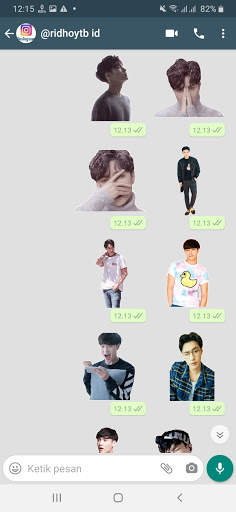 Sticker Wa Lay Zhang EXO For WAStickerApps screenshot 7