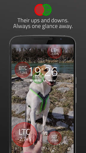Crypto Bubbles Live Wallpaper screenshot 2