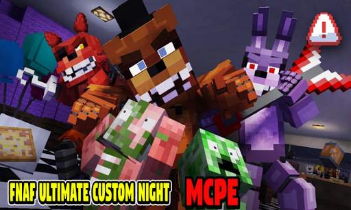 FNAF Ultimate Custom Night para Minecraft PE screenshot 2