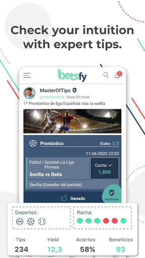 Betsfy - the sports betting social network screenshot 2