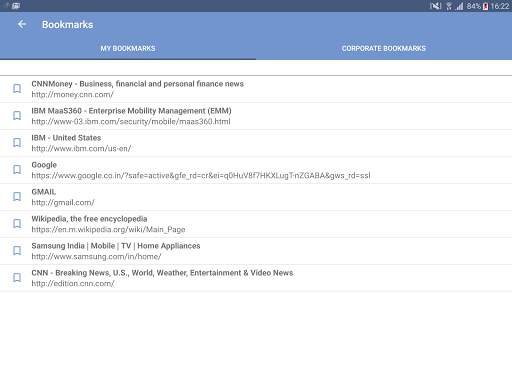MaaS360 Browser screenshot 11
