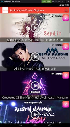Austin Mahone Popular Ringtones screenshot 2