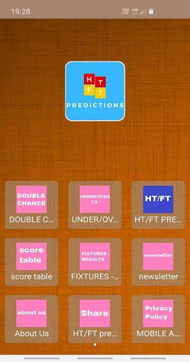 HT/FT predictions screenshot 1