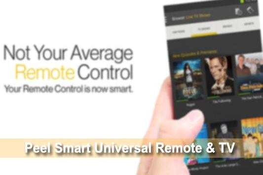 Peel Smart Remote universal control for tv info screenshot 1