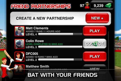 Stick Cricket Partnerships screenshot 2