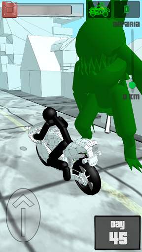 Stickman Zombie: Motorcycle Ra screenshot 6