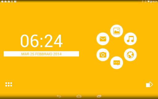 Basic Yellow Theme for Smart Launcher screenshot 4