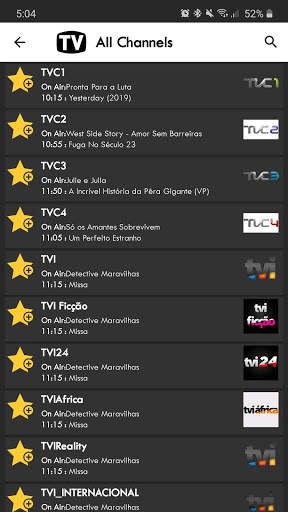 Portugal TV Guide 4 تصوير الشاشة