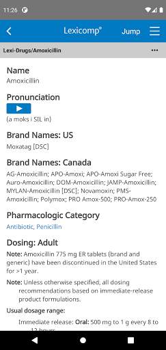Lexicomp screenshot 3