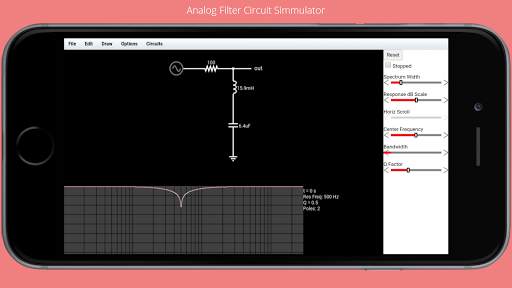 Analog Filter Circuit Simmulator screenshot 5