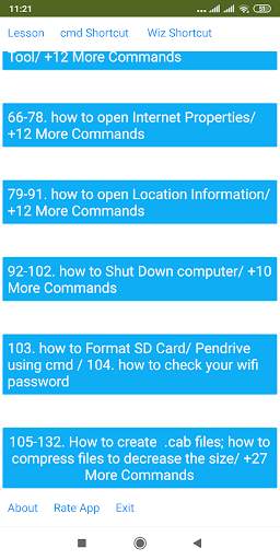 CMD 130  Best Commands скриншот 5