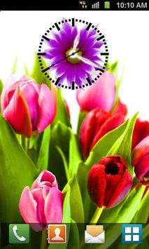 Flower Clock Live Wallpaper screenshot 8