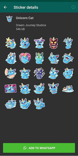 Cute & Funny Cat Sticker For WhatsApp - WAStickers screenshot 4
