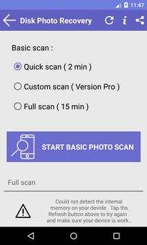 Disk Photo Recovery 1 تصوير الشاشة