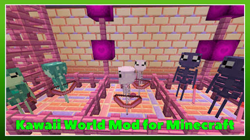 Kawaii World Mod Pink screenshot 1