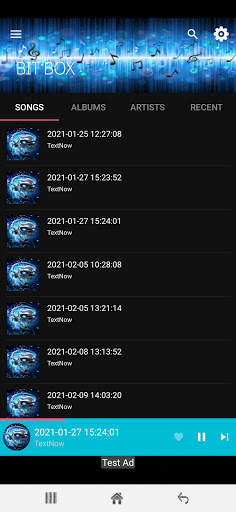 Music Player 1 تصوير الشاشة