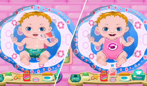 Hungry Baby Caring - Bath and Dres up screenshot 2