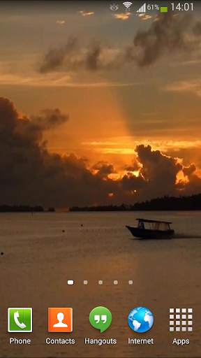 Lagoon Sunset Live Wallpaper screenshot 5