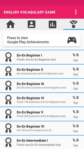 EVOG - English Vocabulary Game screenshot 8