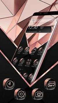 Rose Gold Luxury Launcher Theme screenshot 2