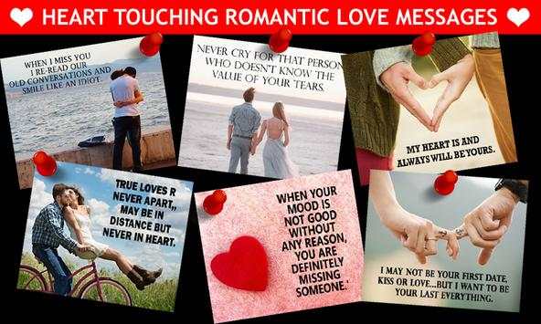 Heart Touching Romantic Love Messages screenshot 2