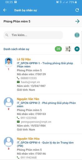 HRM VNPT screenshot 3