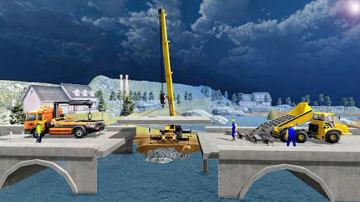 City Construction Dam Builder: House Building Game screenshot 2