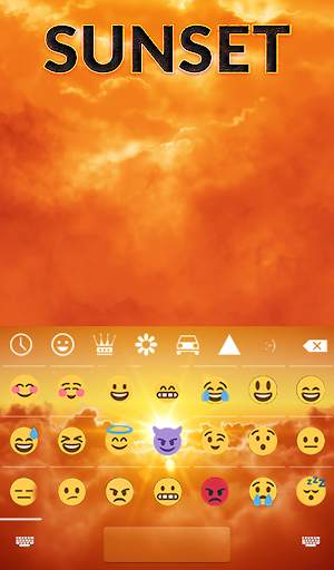 Sunset Animated Keyboard screenshot 4