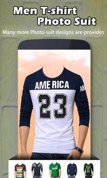 Man T-Shirt Photo Suit 3 تصوير الشاشة