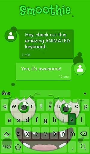 Smoothie Animated Keyboard   Live Wallpaper screenshot 3
