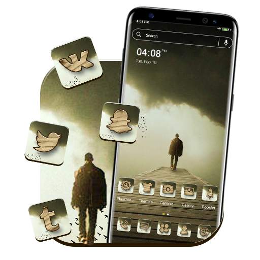 Lonely Man Launcher Theme 1.1