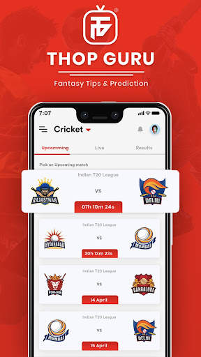 ThopGuru : Fantasy Cricket Prediction & Tips, Thop screenshot 1