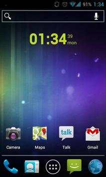 Clean Clock Widget screenshot 3