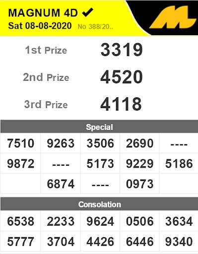 Live 4D Results screenshot 2