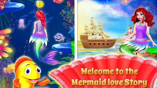 Mermaid Rescue Love Story Game screenshot 1