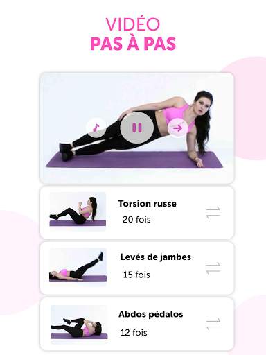FitHer: Fitness pour femmes screenshot 9